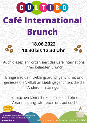 Café International Brunch 2022 webseite